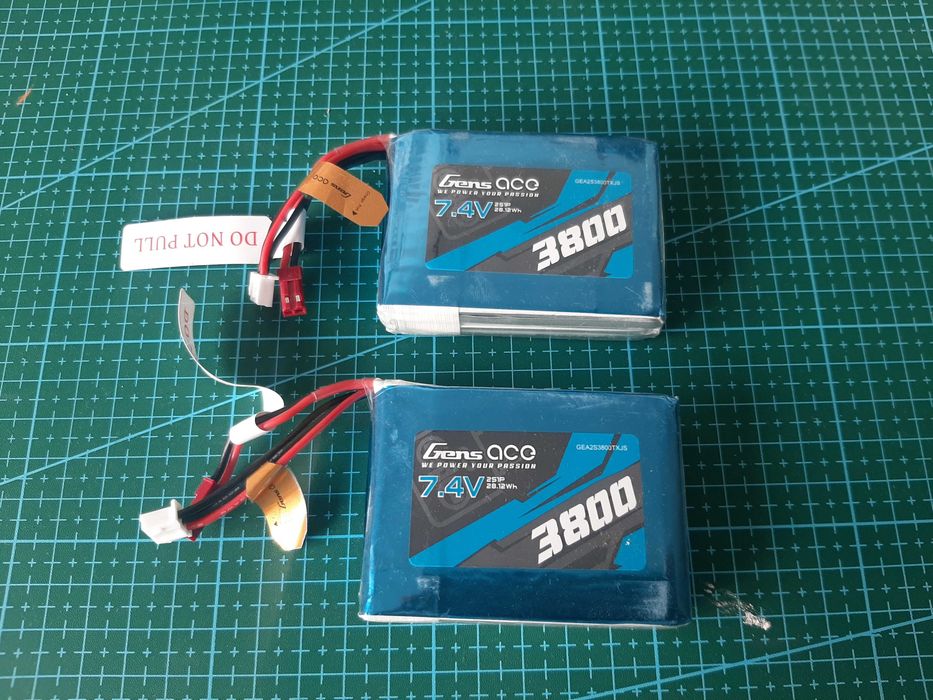 Akumulator GensAce 3800mAh 2S 2S1P 7.4V 1C Lipo JST-SYP