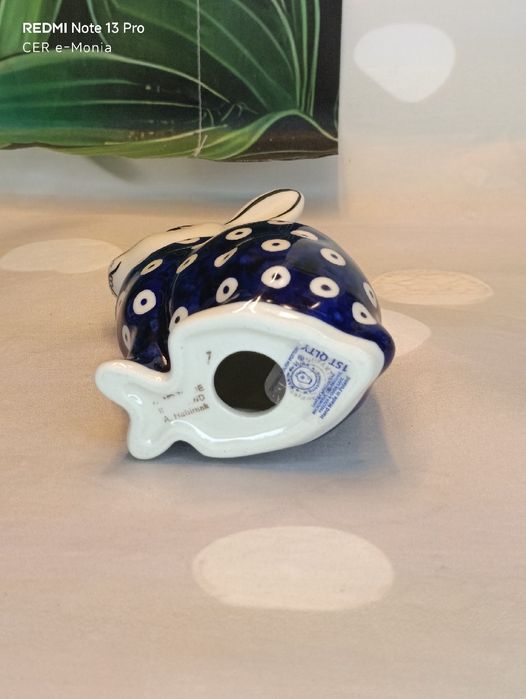 Zając ceramiczny Wielkanoc ceramika Bolesławiec