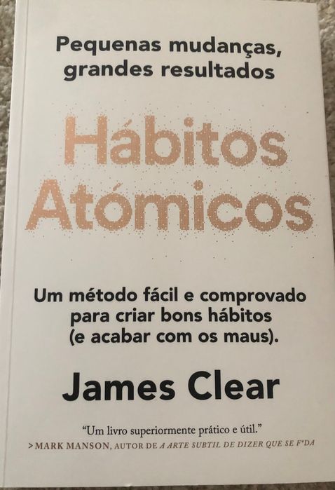 Livro Hábitos Atómicos NOVO