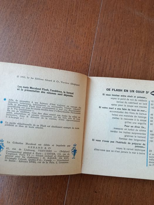 Je prépare.. les poissons, crustáceos, mollusques
