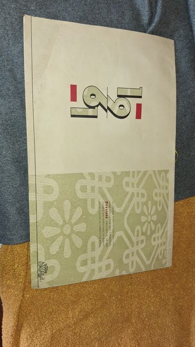 Calendário de grandes dimensões Firestone pneus 1961 coches Portugal