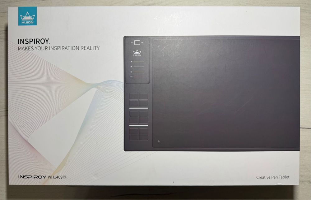 Продам графічний планшет Huion Inspiroy WH1409 V2 — Стан ідеальний!