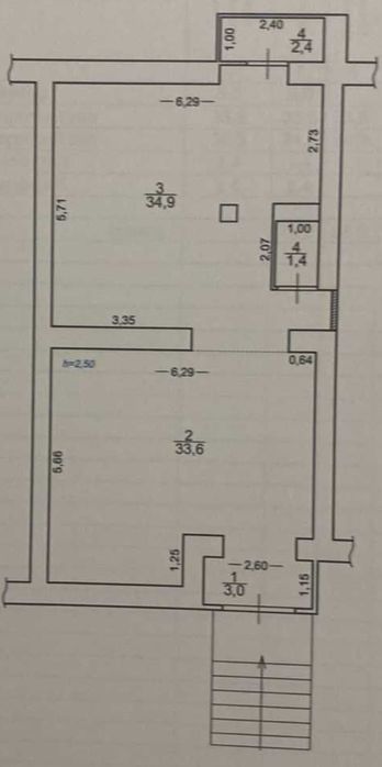 Продам комерційне приміщення по вул.Гордіюк.