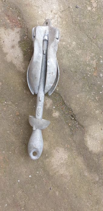 Ancora galvanizada para embarcação / barco com peso 3.5 kg / 4kg