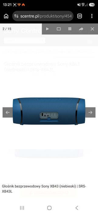 Okazja super głosnik Sony XB43