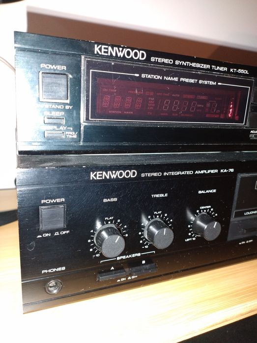 Wieża Kenwood + zmieniarka 5 cd