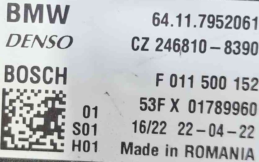 Resistência da Chauffage / Sofagem CZ2468108390 - BMW 1