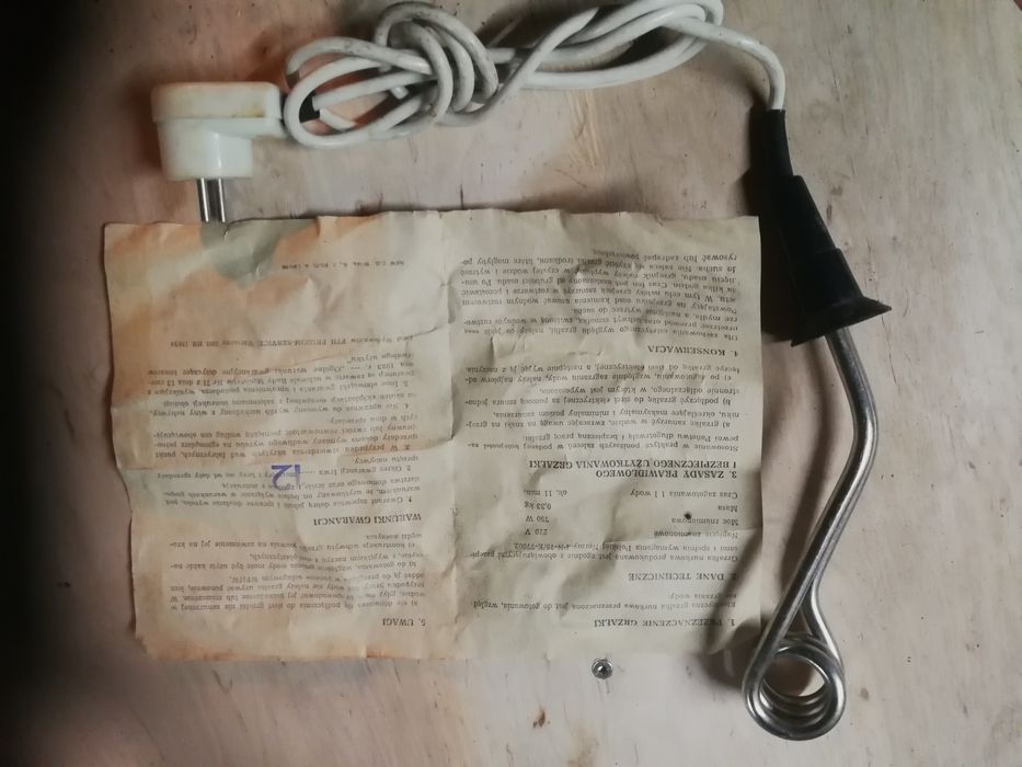 Grzałka nurkowa do wody
