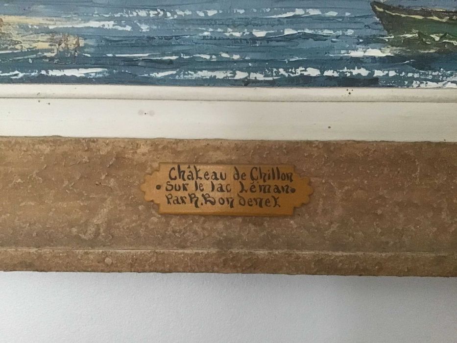 Pintura oleo sobre tela, Pintor reconhecido