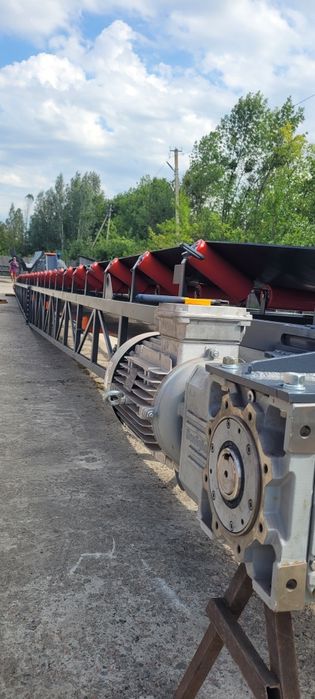 Горизонтальний транспортер, ленточный конвеєр, погрузчик, разгрузчик