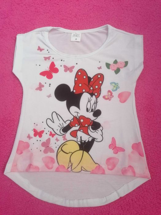 T-shirt menina minnie