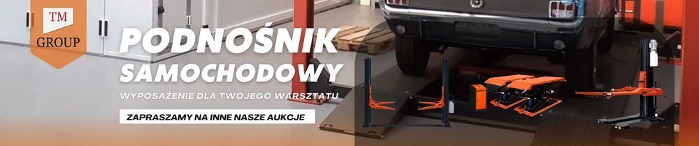 Podnośnik czterokolumnowy, garaż dwustanowiskowy samochodowy, warsztat