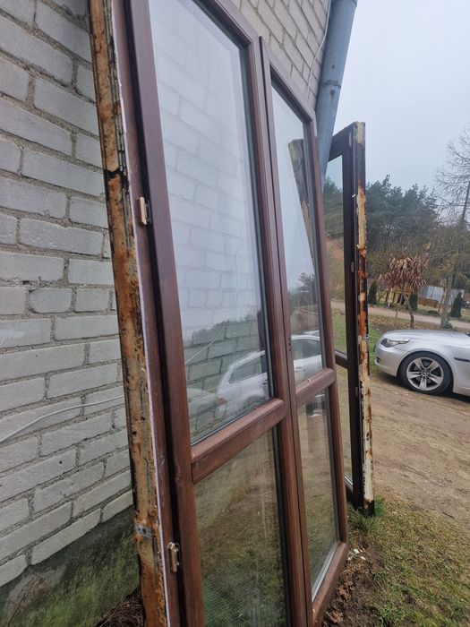 Okno balkonowe pojedyncze