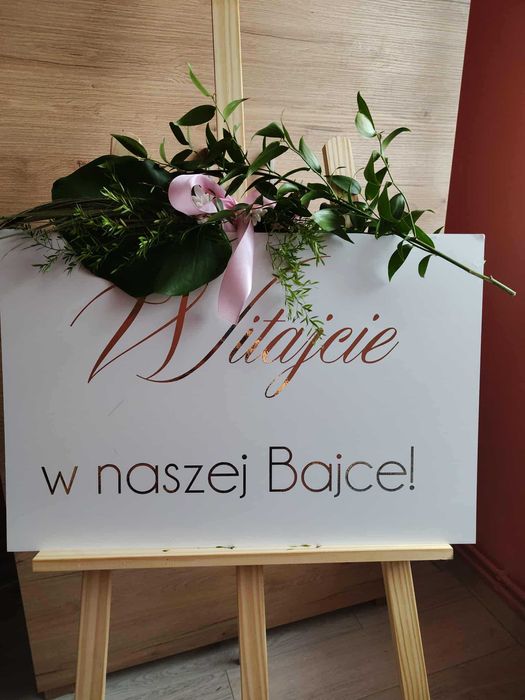 Sztaluga i tabliczka ślubna