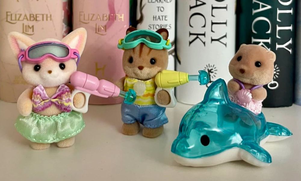 Ігровий набір Sylvanian Families Малюки розваги у басейні (5749) Малыши развлечения в бассейне 5749