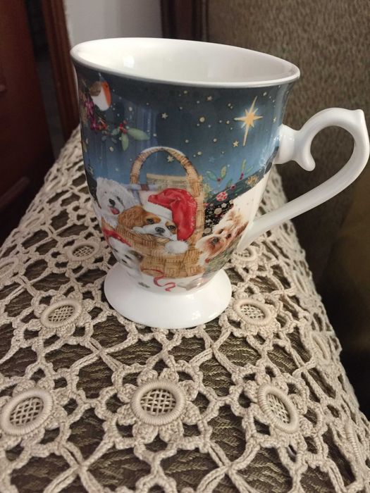 Chàvena de porcelana natalícia