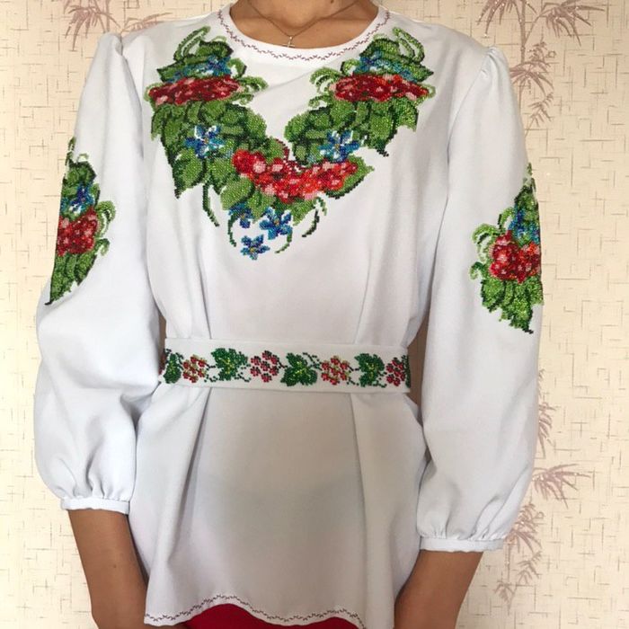 Вишиванка біссером  42-50