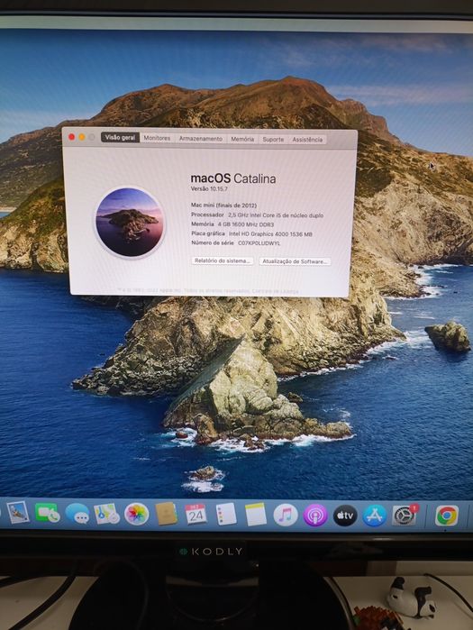 Mac mini 2012 a funcionar