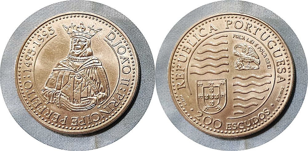 Moedas de 200 escudos Portugal