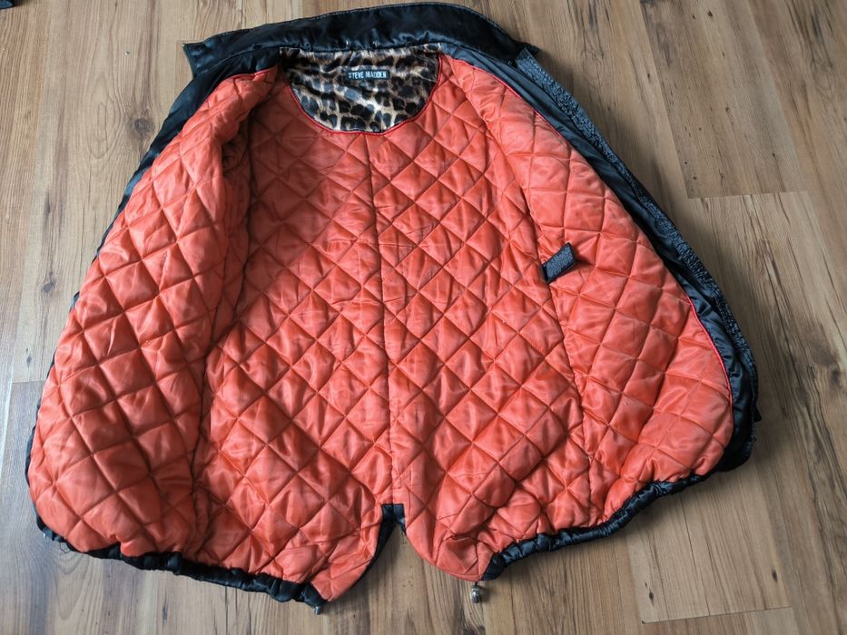 Steve Madden kurtka damska czarna ocieplana flyers M/L