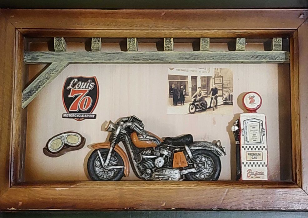 Вешалка ГЕРМАНИЯ полка ЛЕГЕНДАРНОЙ компании LOUIS мотоцикл БАЙК байкер