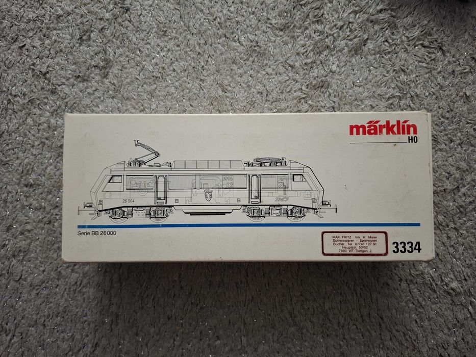 Marklin 3334 Ellok série BB 26000, SNCF Patinert Locomotiva