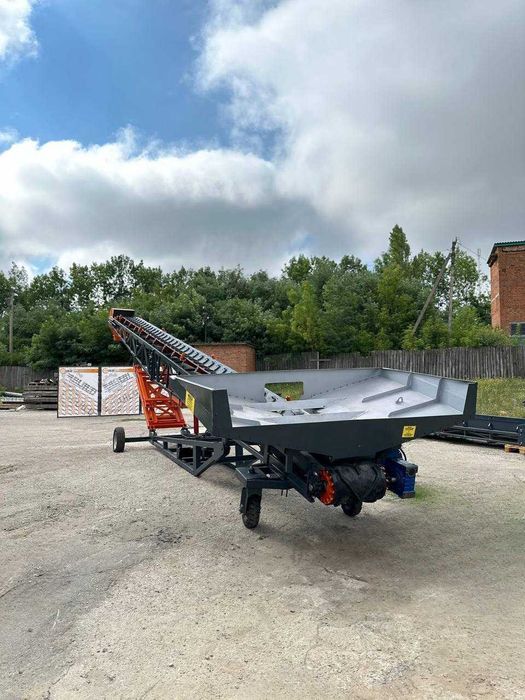 Розвантажувач зерновозів, завантажувач барж, суден, ленточный конвейер