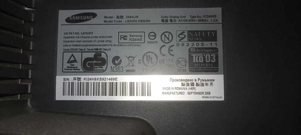 Monitor Samsung w dobrym stanie