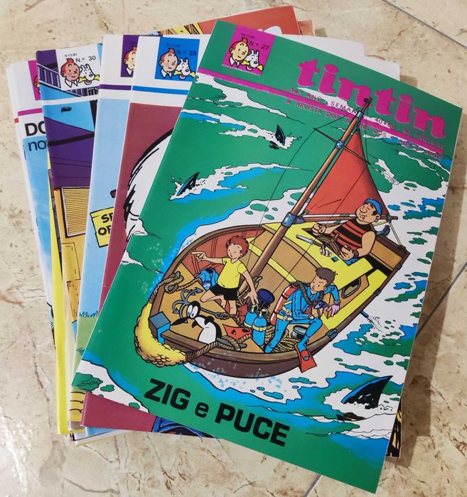 Revista Tintin - Vários anos completos