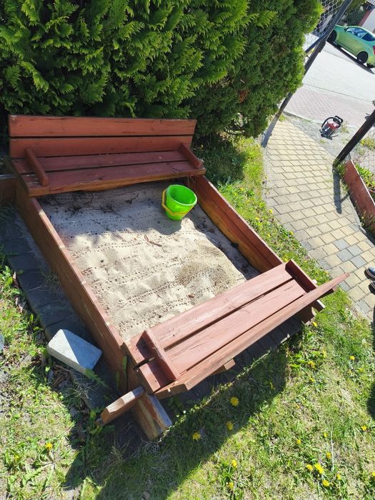 Piaskownica do odmalowania bejca napewno posłuży
