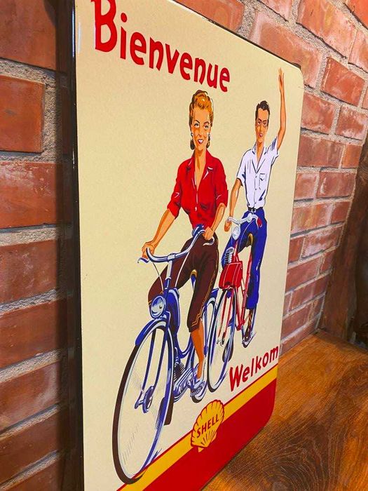 Szyld emaliowany, reklama blacha