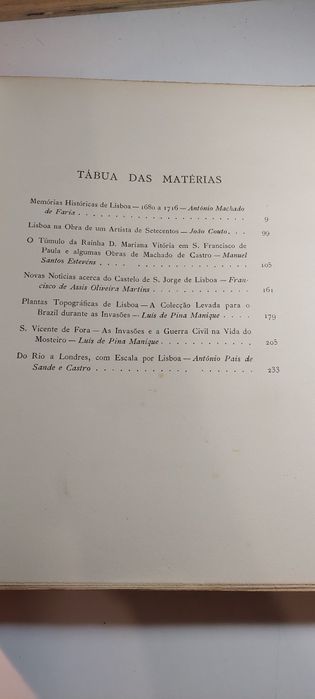 Lisboa e seu Termo, Estudos e Documentos (Volumes I e II)