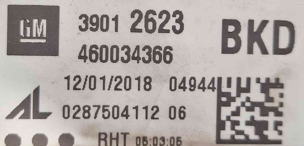 Farolim da Mala Esquerdo 39012623 - OPEL CORSA E