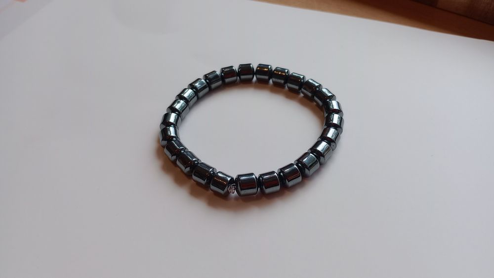 Bransoletka Męska Hematyt Extra