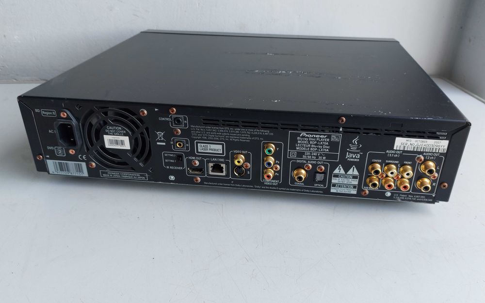 Pioneer wysokiej KLASY BLU-RAY BDP-LX70A