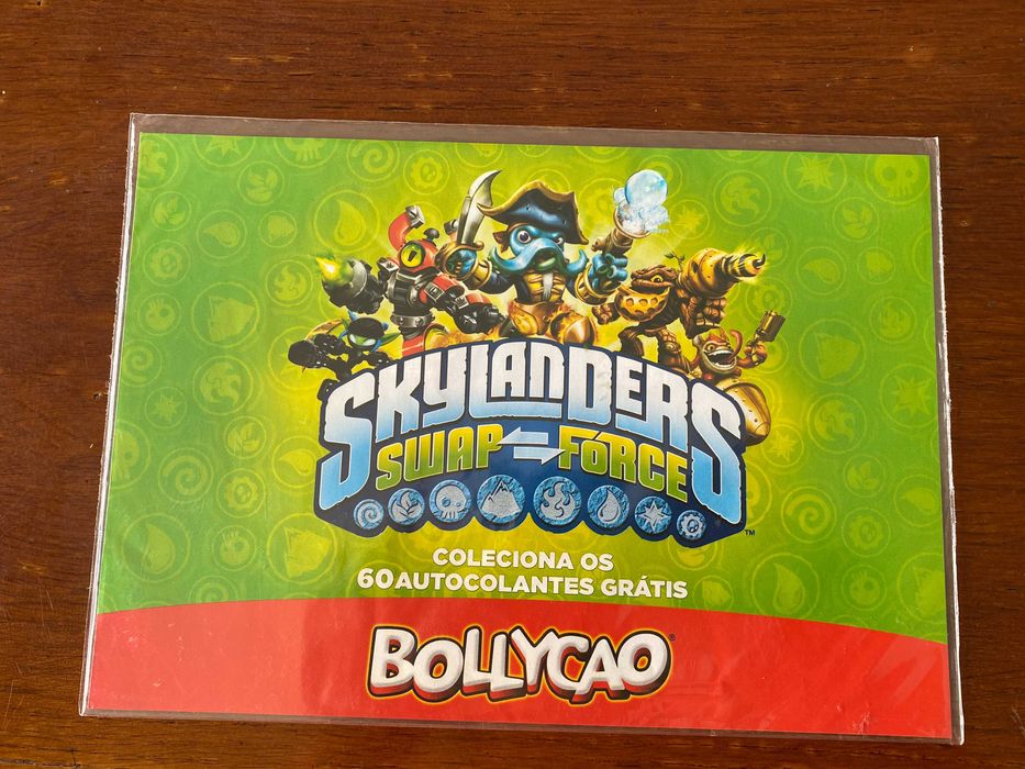 Caderneta Cromos-Bollycao-Skylanders- Swap Force-60-Cromos Por Colar