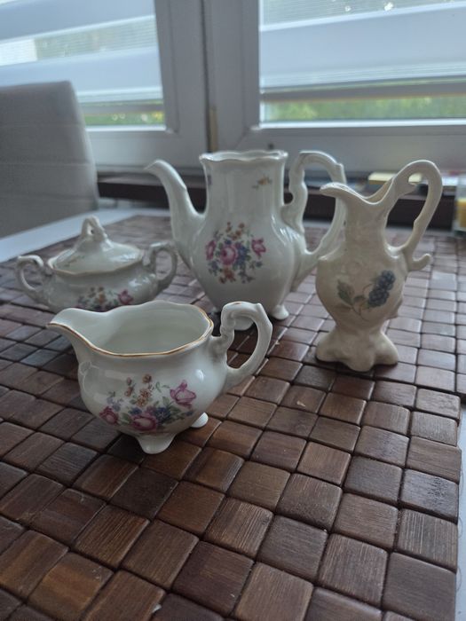 Stara porcelana Koenigszelt / Karolina – zestaw kawowy vintage