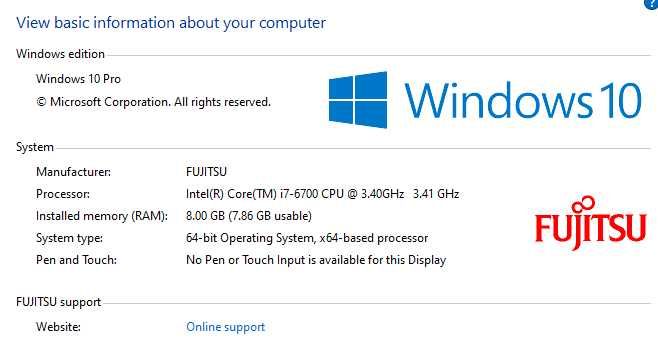 Computador Completo Fujitsu + Periféricos