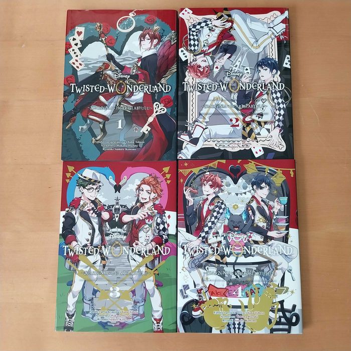 NIEUŻYWANE Twisted Wonderland manga tomy 1-4