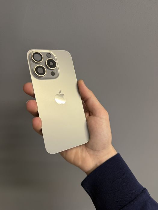 Задня кришка для iPhone 15 Pro (Natural Titanium)