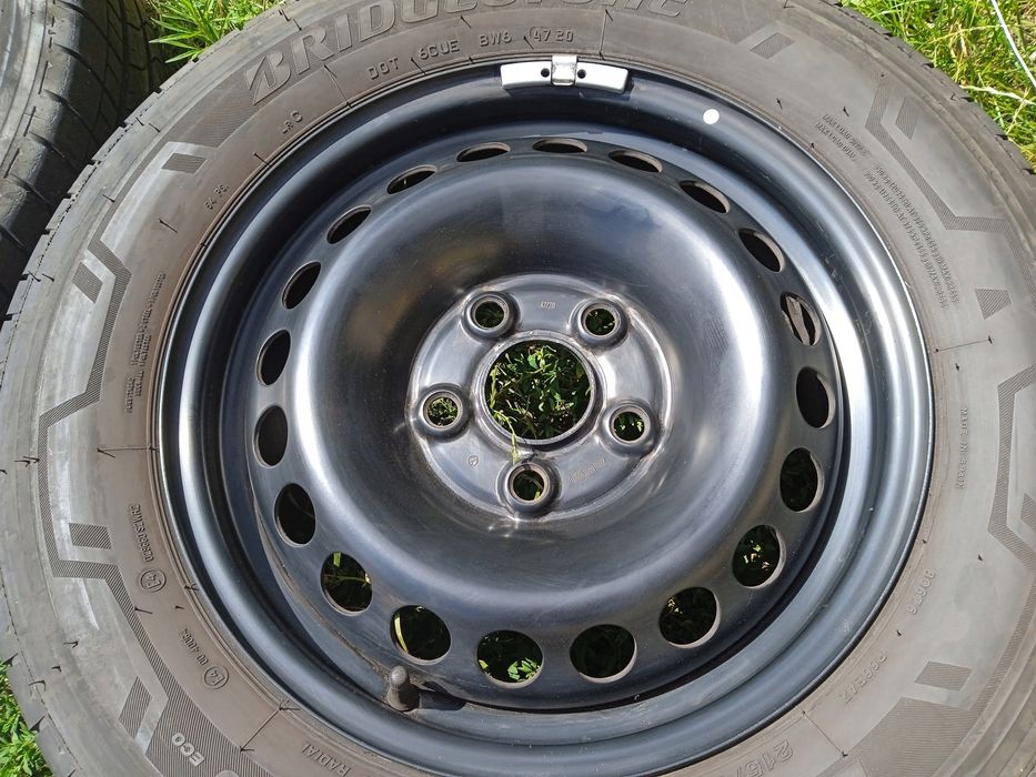 koła stalowe 5x120 vw t5 t6 multivan transporter opony 215/65 16c felg