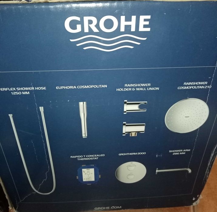 Conjunto de duche termostático - Grohtherm 2000
