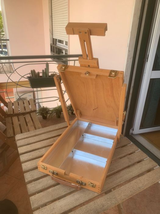 Cavalete de pintura portátil
