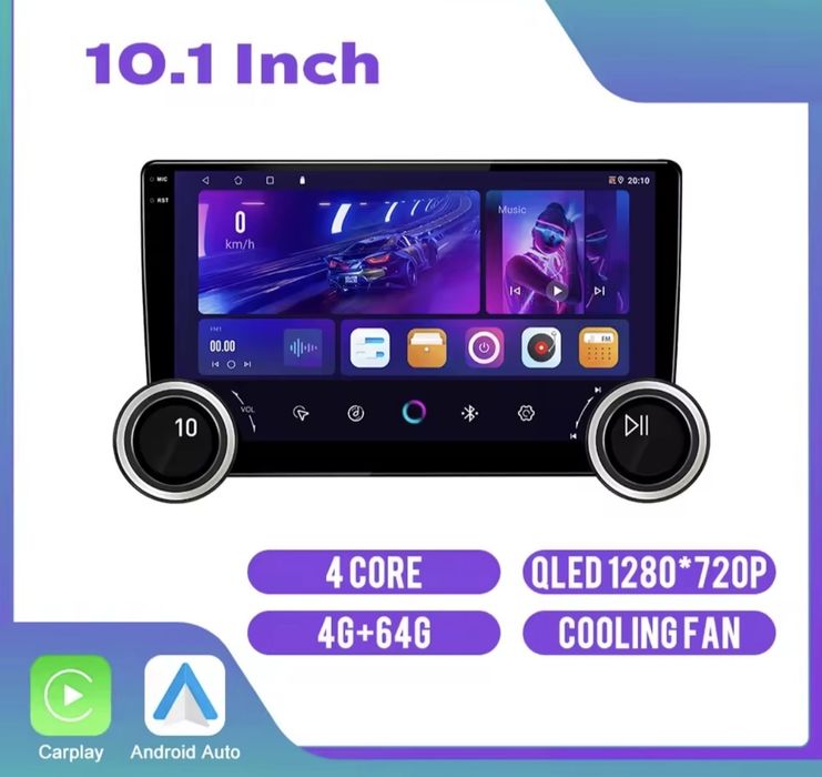 ‼️ Android 2DIN магнітола 9" 9.7" 10.1" 8/128GB, 8 ядер, 4G, Carplay Android Auto