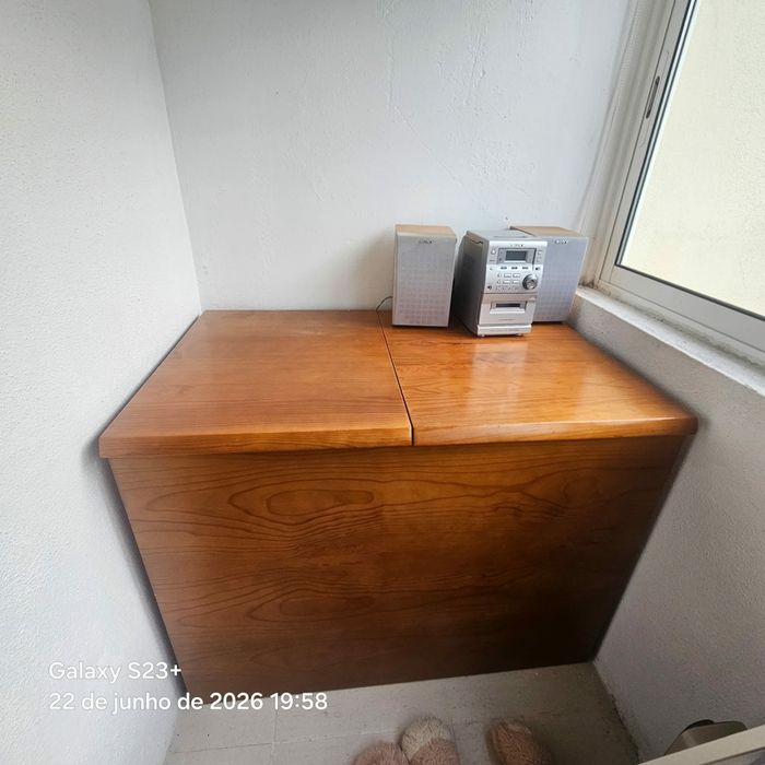 Baú  arrumação pinho maciço