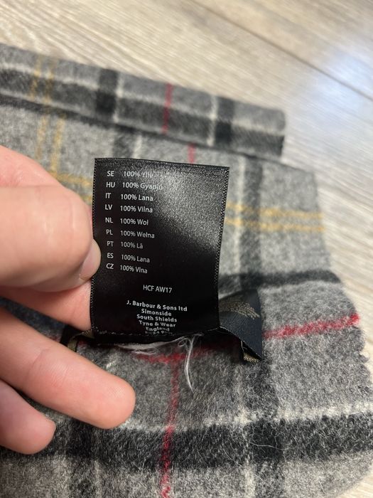 шерстяной шарф Barbour