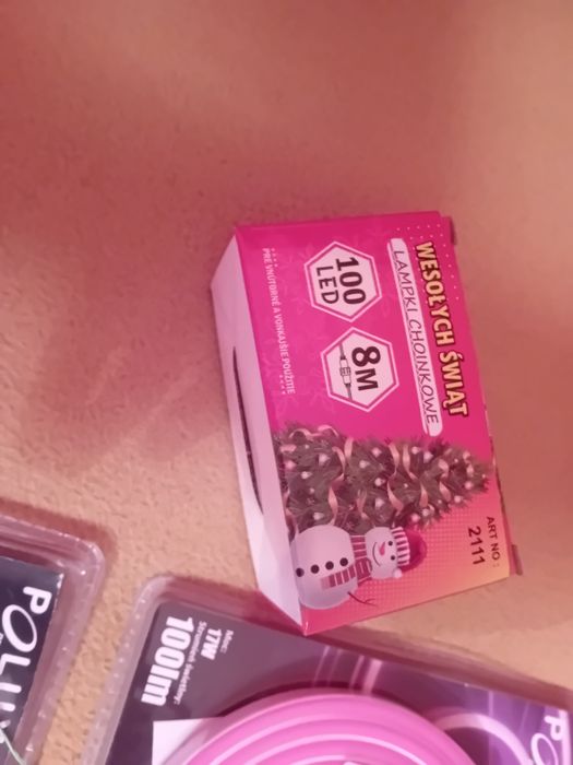 2 opakowania taśm led +lampki choinkowe,nowe