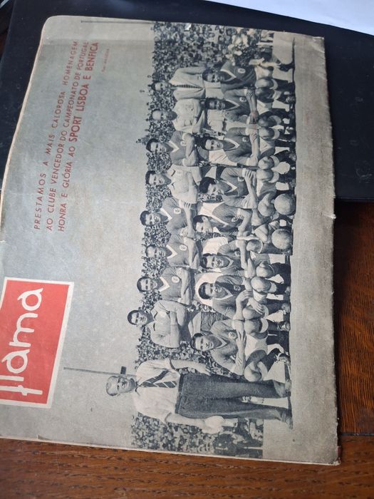 Revista flama 1950 SLB Benfica