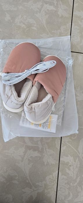 Pantofle unisex ogrzewane USB