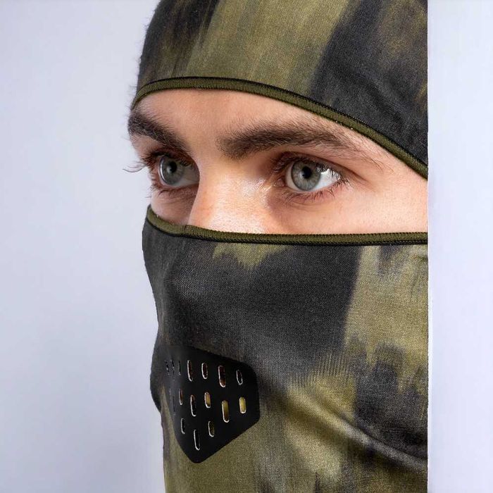 Тепла зимова балаклава Buff Thermonet Balaclava, Itakat Bark
